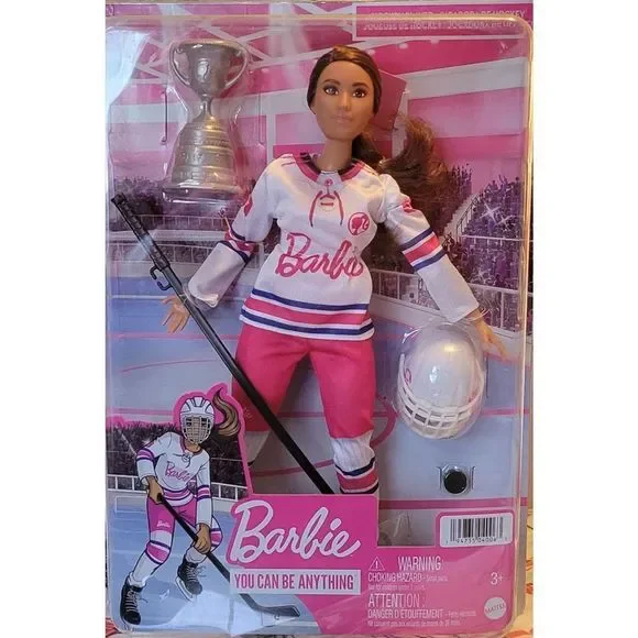 Barbie Toys Barbie Hockeyplayer Fashion Dolll With Brunette